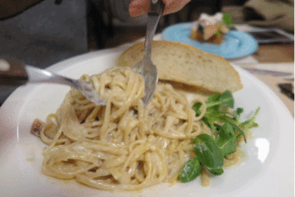 크림소스 크림파스타 움짤 gif | 인스티즈