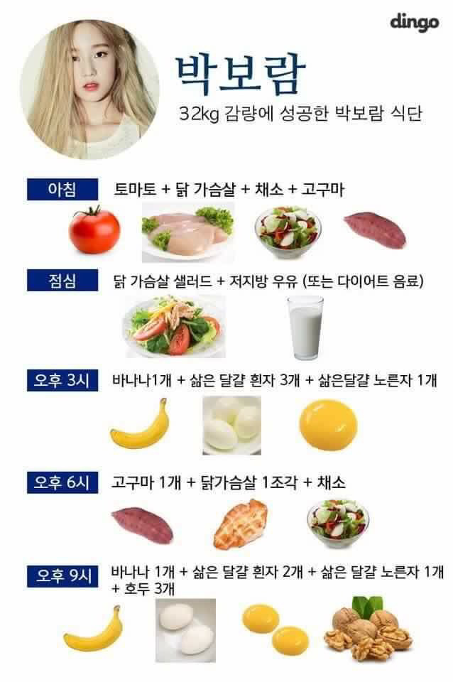 [다이어트] 여자 연예인들 식단 정리 | 인스티즈