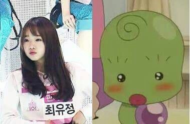 만화케릭터 닮은 아이오아이 소미와 유정이 | 인스티즈