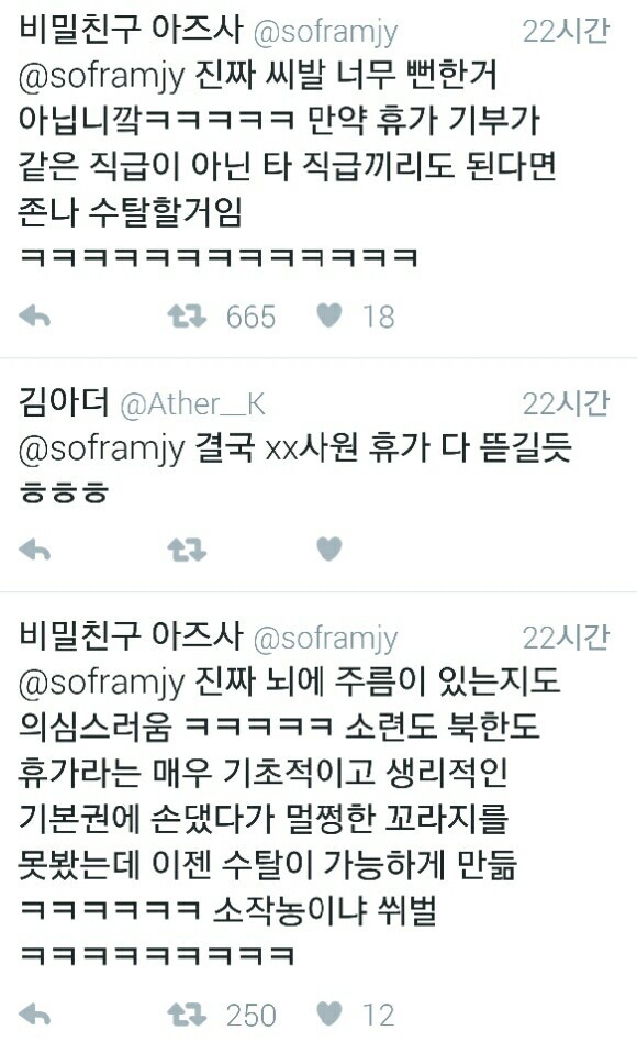 휴가기부제 도입시 예측 | 인스티즈