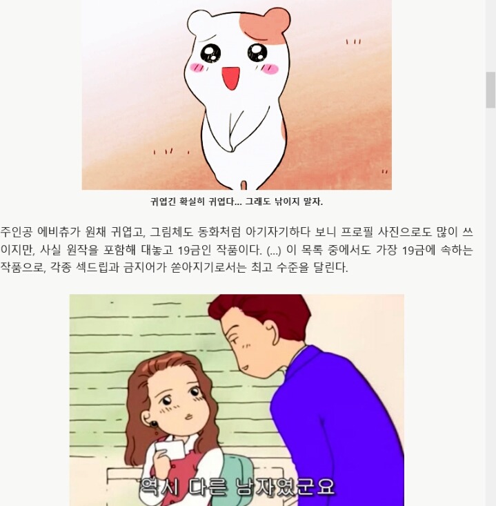사람들이 잘 모르는 의외의 성인용 애니메이션 7선 | 인스티즈