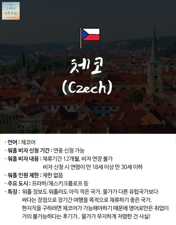 [워킹홀리데이] [워홀] 워홀국가정리 | 인스티즈