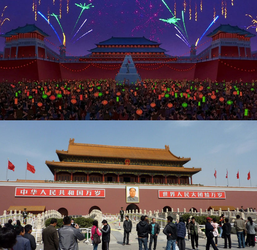 디즈니 만화의 모티브가 된 실제 장소들.jpg | 인스티즈