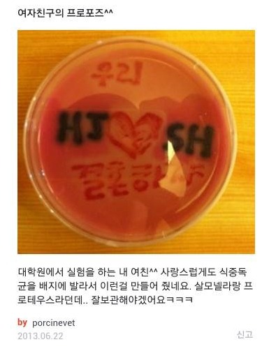 여친의 프로포즈 | 인스티즈