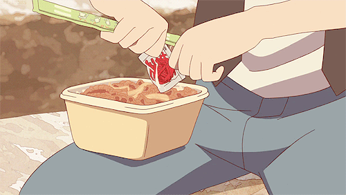 애니 속 음식들 .gif | 인스티즈
