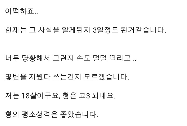 형 여자친구가 임신한 사실을 알아버렸습니다.jpg | 인스티즈