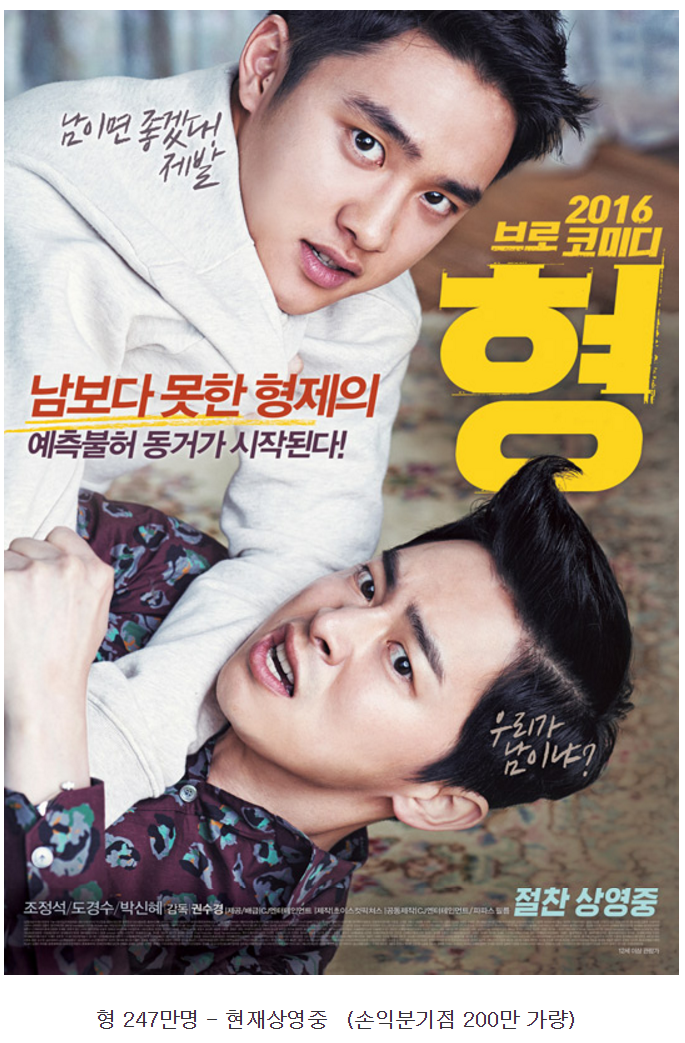 2016년 흥행에 성공한 한국 영화들 | 인스티즈