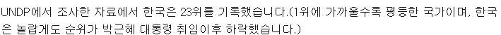여성단체에서 언플하는 성차별 지수에 대한 반박 | 인스티즈