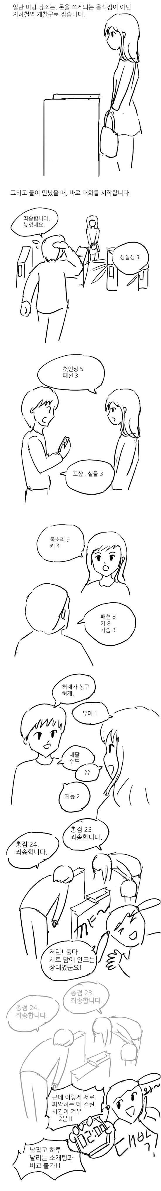 미팅 장소는 돈을 쓰게되는 음식점이 아닌 지하철역 개찰구에서 | 인스티즈