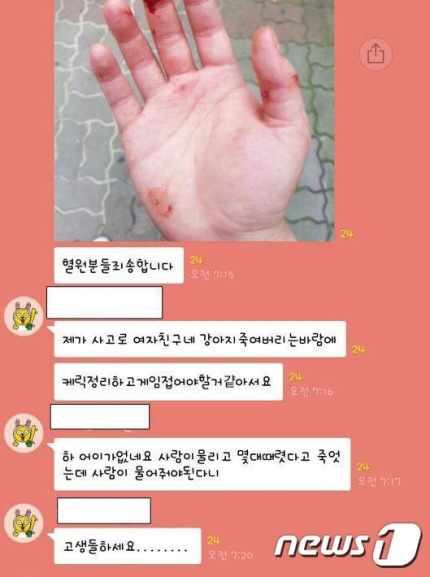 여자친구 강아지 우산으로 때려죽인 30대 남성 | 인스티즈