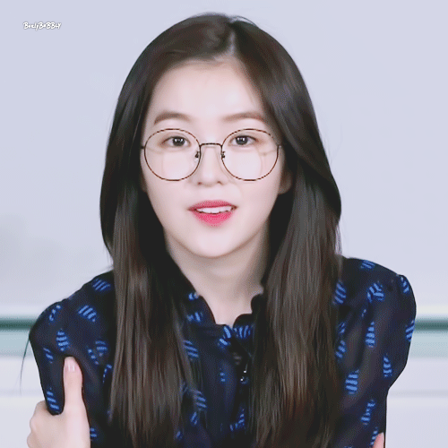귀여운 안경 쓴 아이린.gif | 인스티즈