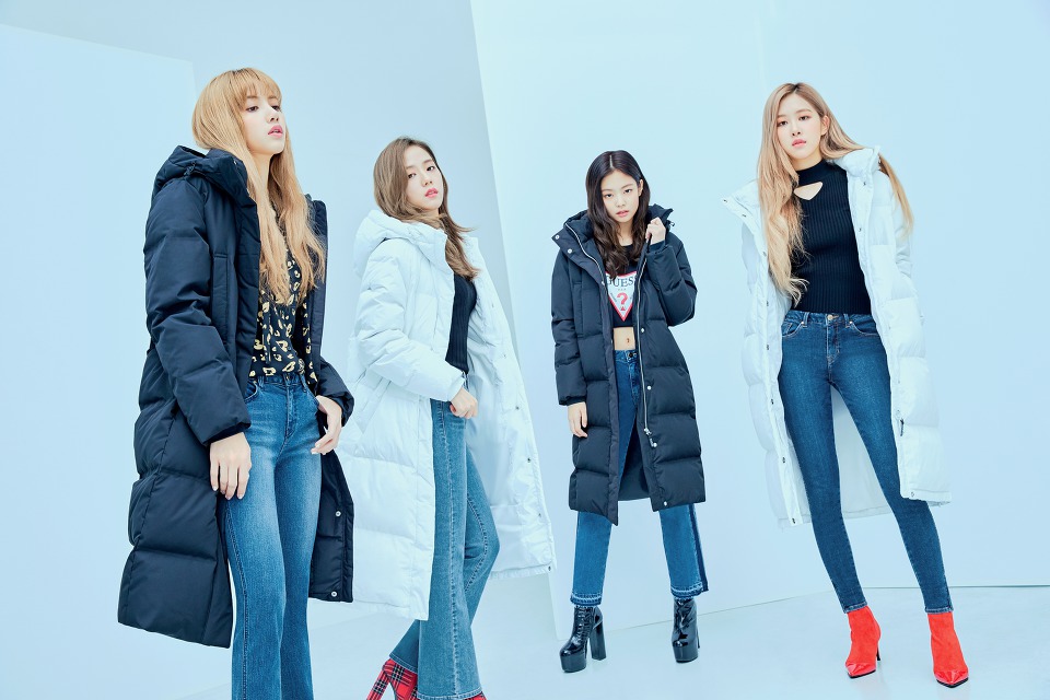 블랙핑크 게스 2018 겨울 아우터 | 인스티즈