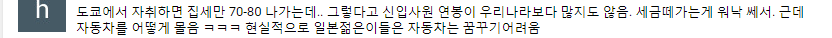 자동차 필요 없다는 일본의 젊은이들 | 인스티즈