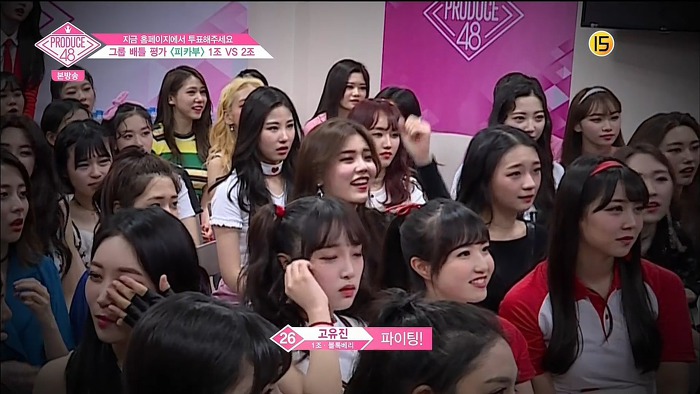 [프듀48] 피카부 1,2조 무대에 대한 연습생 리액션.jpg | 인스티즈