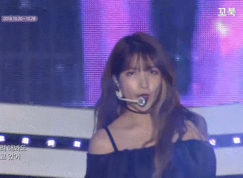 부산원아시아페스티벌(BOF) 여자친구 밤+시간을달려서.gif | 인스티즈