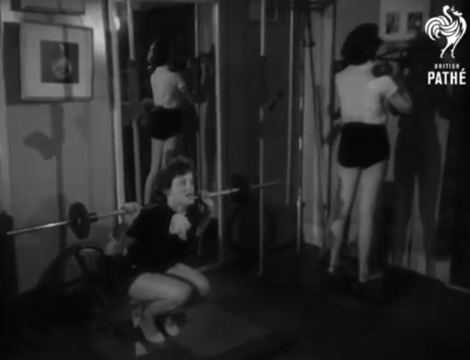 50년대 헬스장 GIF | 인스티즈