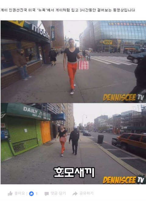 뉴욕에서 게이처럼 입고 걸어다니기 | 인스티즈